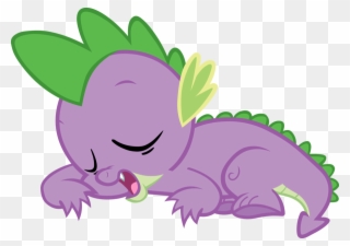 Free Cartoon Person Sleeping Download Free Clip Art - Spike My Little Pony Friendship - Png Download