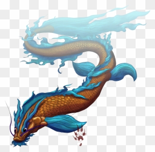 Dragon Fish - Dragon Koi Clipart