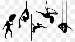 Pole Fitness And Aerial Arts Studio - Aerial Silks Png Clipart