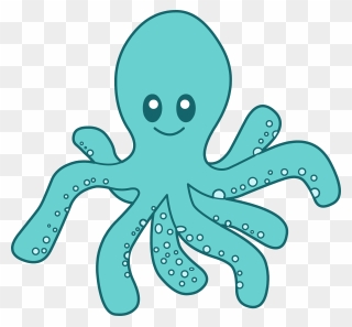 Octopus Clipart Two - Octopus Clipart Png Transparent Png