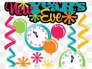 Fireworks Clipart New Year's Day - Clip Art New Years Eve 2018 - Png Download