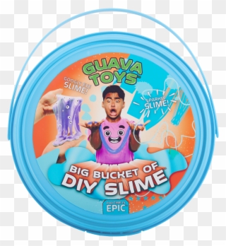 Big Bucket Of Diy Slime - Guava Juice 2 Clipart