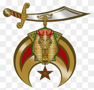 Ancient Egyptian Arabic Order Nobles Mystic Shrine - Prince Hall Shriners Logo Clipart