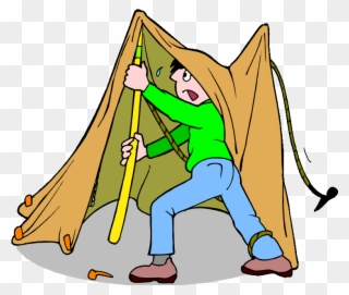 #rving Tent Humor - Set Up Tent Clipart - Png Download