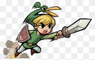 Dash Attack - Zelda Minish Cap Artwork Clipart