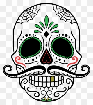 Day Of The Dead Skulls Png Clipart