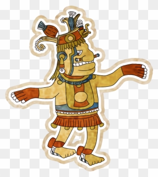 Aztec God Png Clip Art Free Download - Centeotl Aztec God Transparent Png
