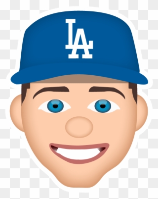 World Series - Dodgers Player Emoji Clipart