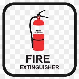 Fire Extinguisher - Fire Extinguisher Sign Clipart