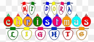 Linda & Dick Ford Have Really Out Done Themselves This - Christmas Light Font Clipart