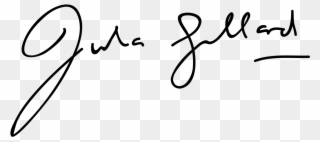 Julia Gillard Signature Clipart