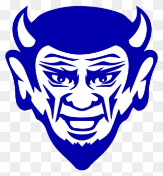 Clay High Blue Devils Logo Clipart