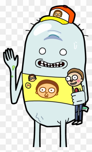 Mr Jellybean - Rick And Morty Jelly Bean Png Clipart