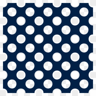 Clip Art Blue Polka Dot Background - Table Cloth Polka Dot - Png Download