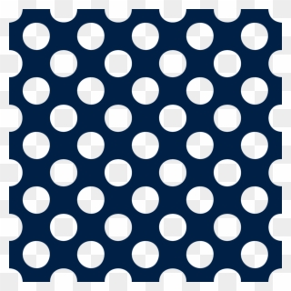 Clip Art Blue Polka Dot Background - Table Cloth Polka Dot - Png Download