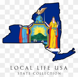 New York State Collection Tee - New York State Flag Clipart