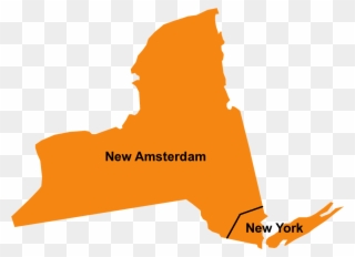 Small Map Of New York Clipart