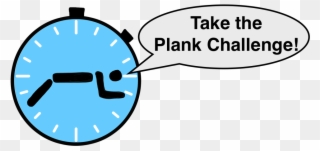 0 - - Plank Challenge Clipart - Png Download