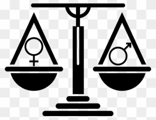 Gender Pay Gap Remains A Weighty Issue - Scales Symbol Clipart