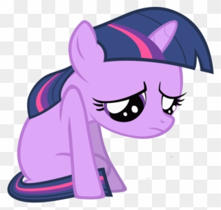 No Hooves - Sad Filly Twilight Sparkle Clipart