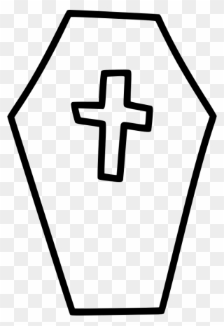 Coffin Clipart Cross - Casket Png Logo Transparent Png
