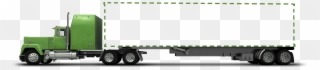 Semi Truck And Trailer Side Clipart