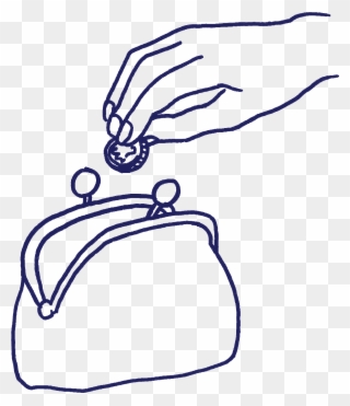 Great & Tiny Donations - Line Art Clipart