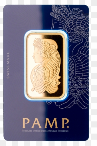 1 Gram Pamp Gold Bar Clipart