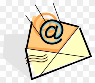 Vector Illustration Of Electronic Mail Email Correspondence - Mail Clipart