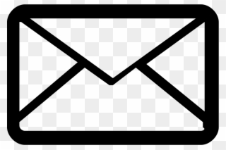 E Letter Envelope Postal Comments - Icone Email Preto Png Clipart