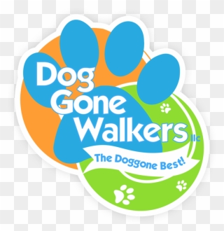 Dog Gone Walker Logo - Permalink Clipart