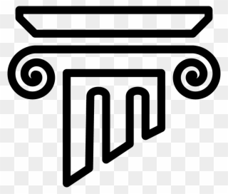 Science Fiction & Fantasy Historical - Greek Column Icon Clipart