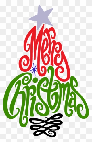 Merry Christmas Tree Svg & Dxf - Merry Christmas Tree Svg Clipart