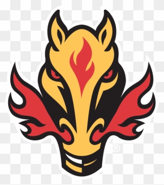 Designs And Alternative Logos - Calgary Flames Horse Logo Clipart