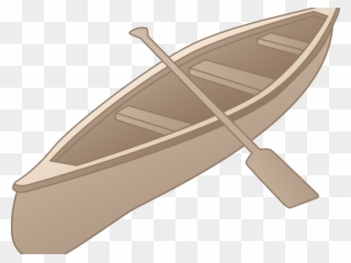 Kayak Clipart Skiff - Canoes Cartoon - Png Download