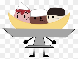 Banana Split Pose - Portable Network Graphics Clipart