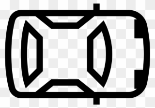 Car Top View Icon - Car Symbol From Top Clipart
