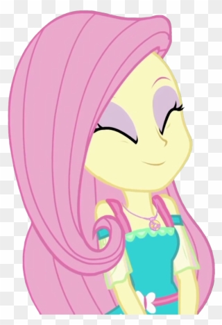 Artist Thebarsection Clothes Cute Equestria Girls - Fluttershy Eg Clipart