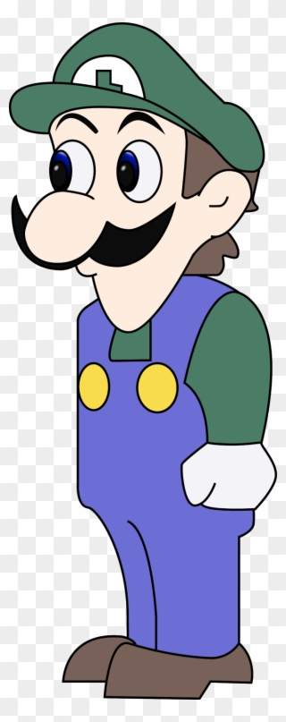 Both Versions Transition You Into Water, But The Exe - Luigi Mario Is Missing Clipart