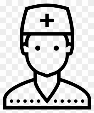 Medical Doctor Icon - Man Line Icon Png Clipart