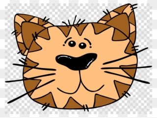Whisker Clipart Cat Kitten Clip Art - Кошка Картинки Рисунки Голова - Png Download