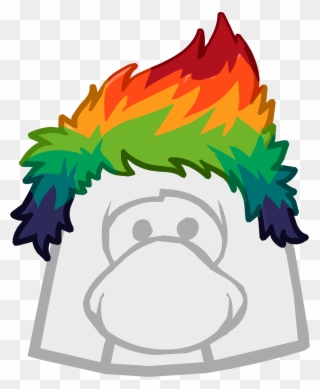 The Rainbow Sweep Icon - Club Penguin Optic Headset Clipart