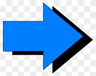 Free Arrow Image - Blue Arrow With No Background Clipart