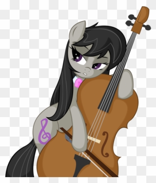 Pony Princess Luna Fluttershy Violin Family Mammal - My Little Pony Octavia Png Clipart