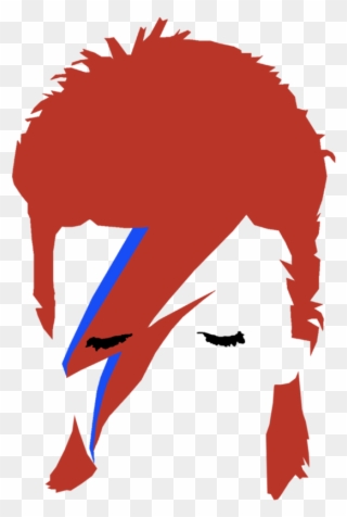 Specific I Think D - David Bowie Pumpkin Stencil Clipart