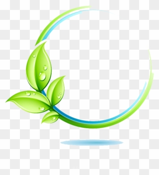 Logo Leaf Transprent Free - Green Leaf Logo Png Clipart