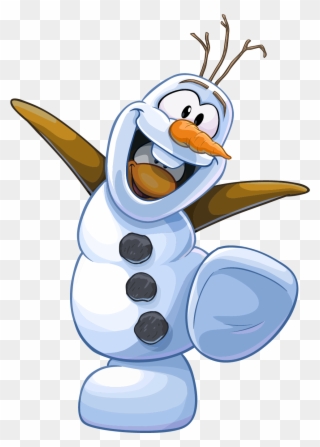 Disney Frozen Club Penguin,olaf Club Penguin, Olaf - Club Penguin Trolls Frozen Clipart