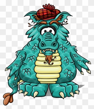 Loch Ness Costume From A Player Card - Loch Ness Clipart