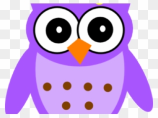 Owl Clipart Purple - Owl Purple - Png Download