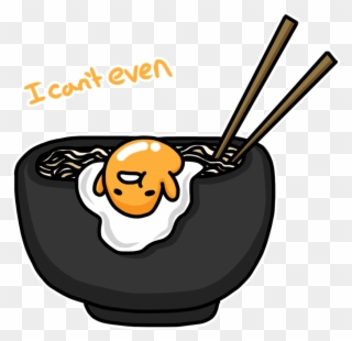 Chopsticks Transparent Gudetama - T-shirt Clipart